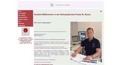 Desktop Screenshot of ortho-doc-rusch.de